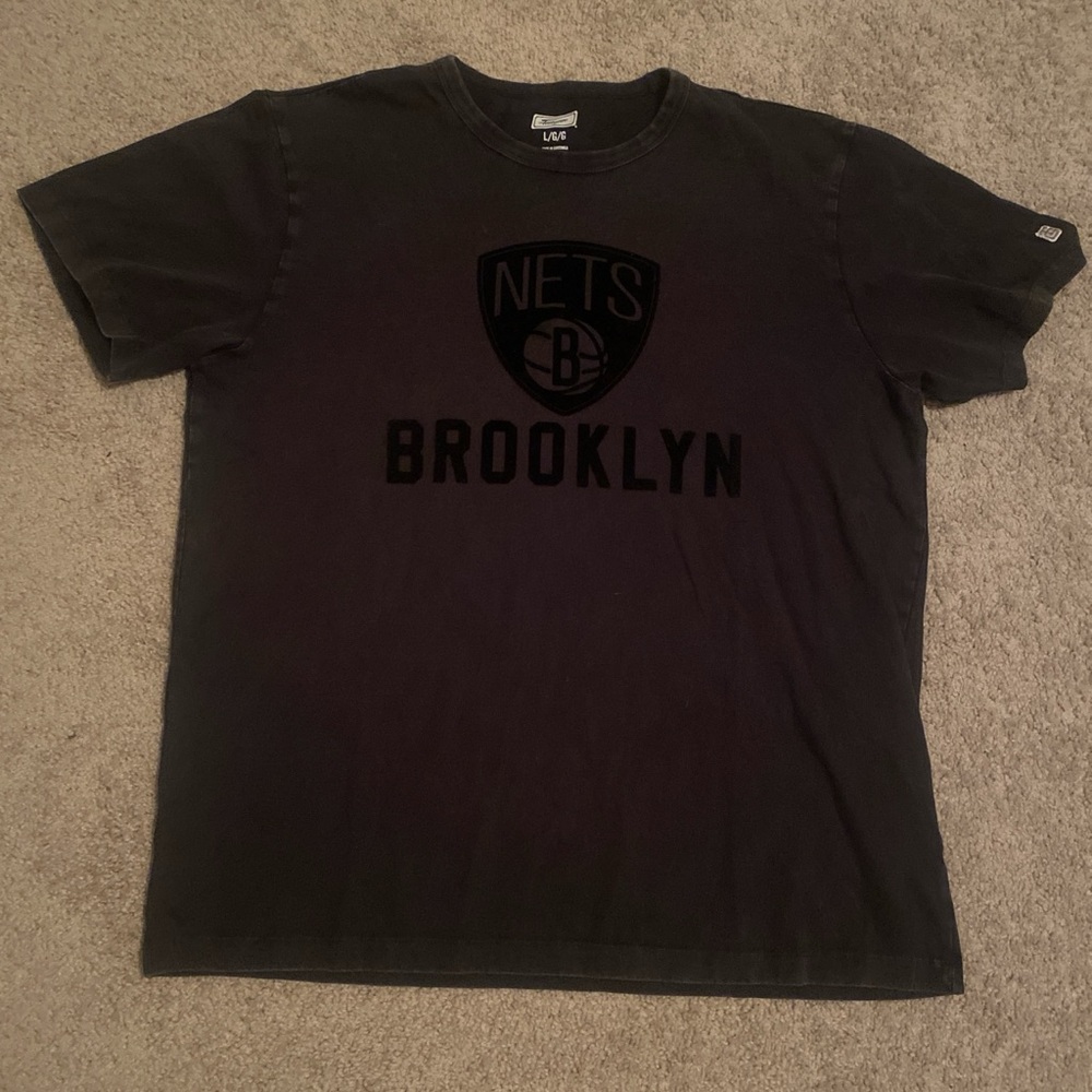 Brooklyn Nets Black Short Sleeve Tee